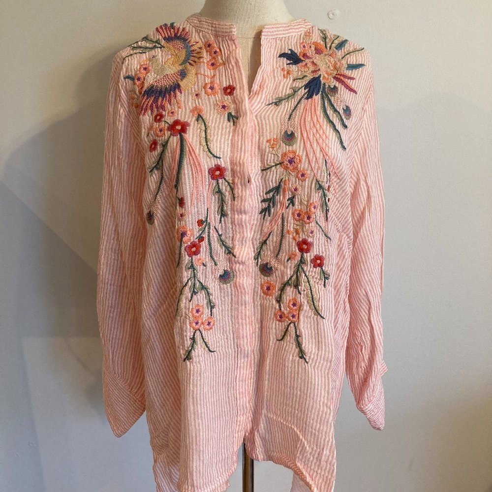 JOHNNY WAS Kuren Voyager Tunic